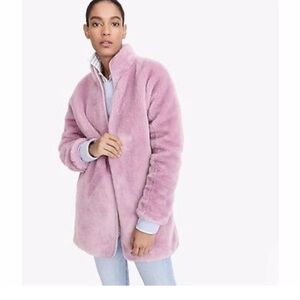 J.CREW TEDDY COAT SMOKEY WISTERIA‎